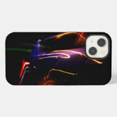 Etui iPhone 13 danse de voiture violette (Verso Horizontal)