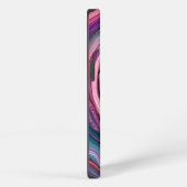 Etui iPhone 13 "Danse Spirale Ébulliente" (Côté droit)