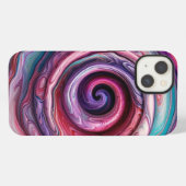 Etui iPhone 13 "Danse Spirale Ébulliente" (Verso Horizontal)