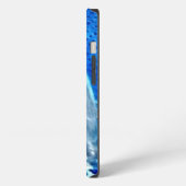 Etui iPhone 13 Dauphin sauteur animal marin bleu (Côté gauche)