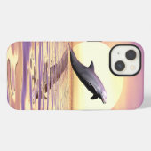 Etui iPhone 13 Dauphin Soleil (Verso Horizontal)