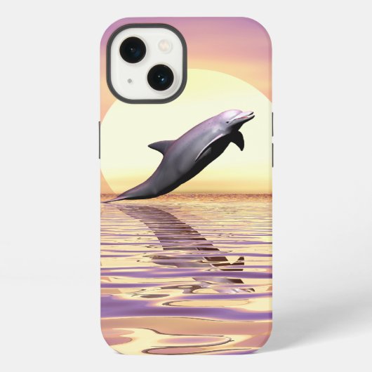 Etui iPhone 13 Dauphin Soleil (Verso)