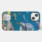 Etui iPhone 13 Dauphins (Verso Horizontal)