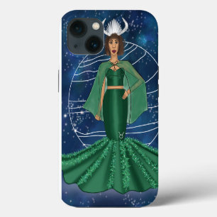 Etui iPhone 13 Déesse du zodiaque Taureau avec planète régente Vé