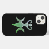 Etui iPhone 13 Déesse triple (Verso Horizontal)