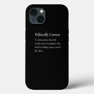 Etui iPhone 13 Définition politiquement correcte Impression offen