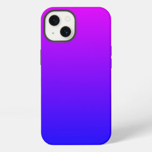 Etui iPhone 13 Dégradé bleu magenta