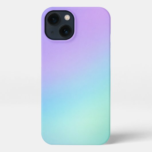 Etui iPhone 13 Dégradé lavande violet (Verso)