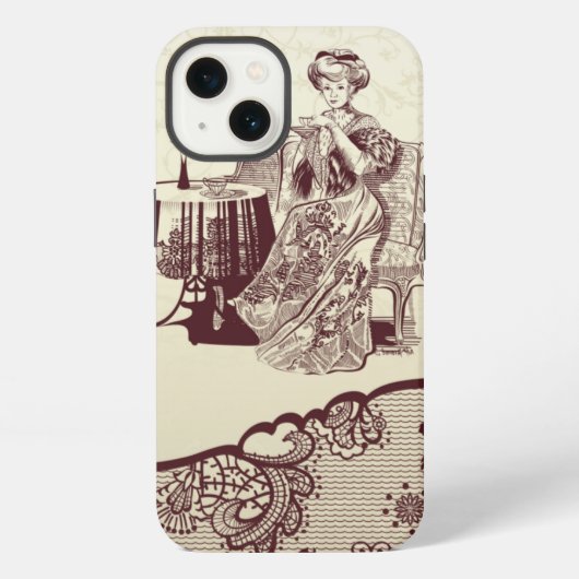 Etui iPhone 13 Dégustation de thé (Verso)