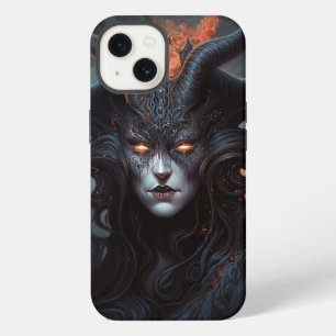 Etui iPhone 13 Demon Woman Queen Dark Imaginaire Art
