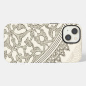Etui iPhone 13 Dentelle Arabe de style (Verso Horizontal)