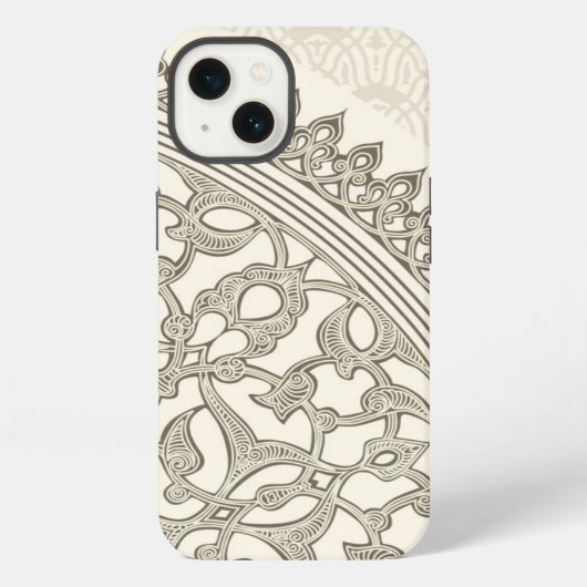 Etui iPhone 13 Dentelle Arabe de style (Verso)