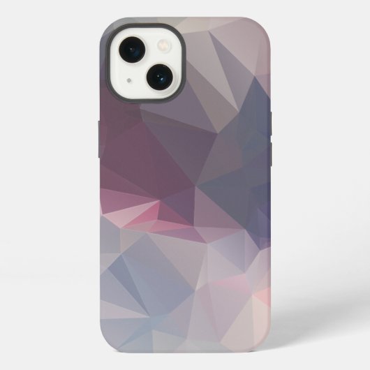 Etui iPhone 13 Design Abstrait de Motif rose gris (Verso)