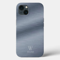 Design en acier inoxydable brosséMonogramme person