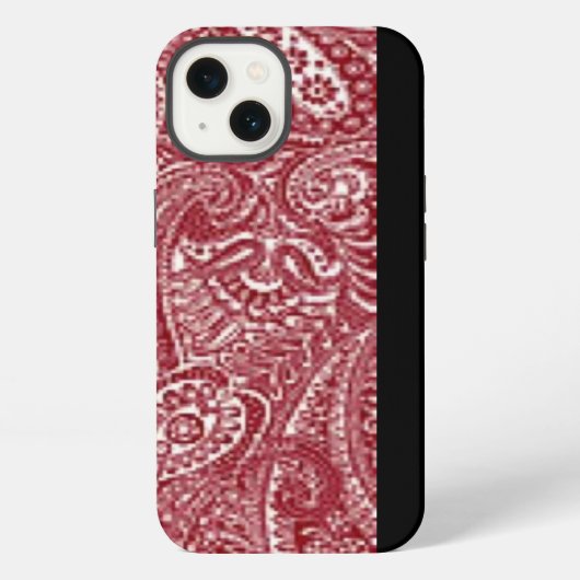 Etui iPhone 13 Design moderne Rouge Mini coque ipad (Verso)