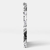 Etui iPhone 13 dessin animé joyeux art original blu_eyes black_a (Côté gauche)