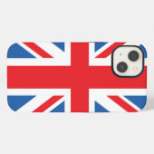 Etui iPhone 13 Dessin du drapeau Union Jack (Verso Horizontal)