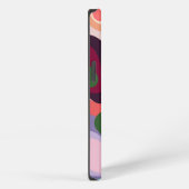 Etui iPhone 13 Dessin géométrique coloré (Côté droit)