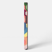 Etui iPhone 13 Dessin géométrique coloré (Côté gauche)