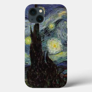 Etui iPhone 13 Détail Nuit étoilée de van Gogh