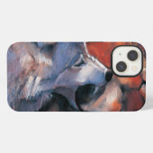 Etui iPhone 13 Deux loups (Verso Horizontal)
