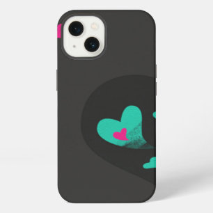 Etui iPhone 13 Deux moitiés font un cœur de couple assorti