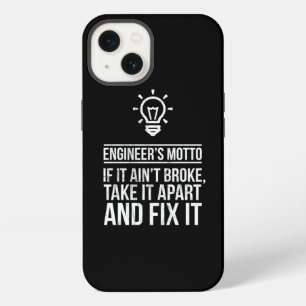 Etui iPhone 13 Devise de l'ingénieur S Si c'est pas cassé démonte