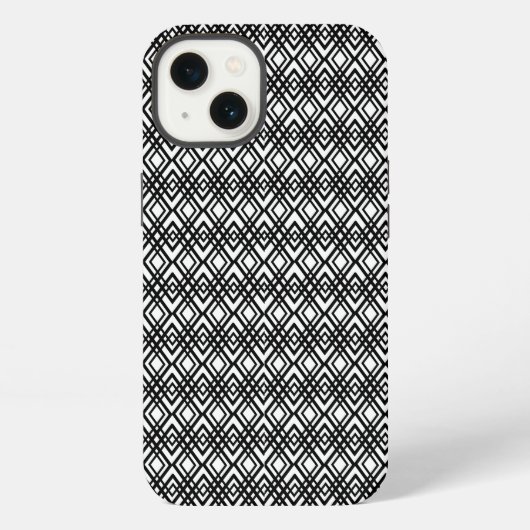 Etui iPhone 13 Diamants Art déco (Verso)