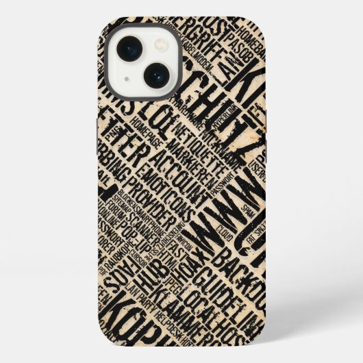 Etui iPhone 13 Dictionnaire informatique - étui pour iPhone Case- (Verso)