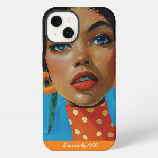 Etui iPhone 13 Dionne par coque iphone KAB (Verso)
