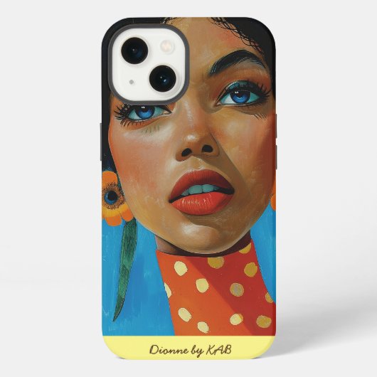 Etui iPhone 13 Dionne par coque iphone KAB (Verso)