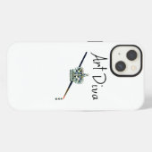 Etui iPhone 13 « Diva de l'art » (Verso Horizontal)