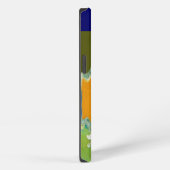 ETUI iPhone 13  DIVA EN BLEU, MODE MONOGRAMME DE BEAUTÉ (Côté droit)