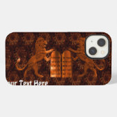 Etui iPhone 13 Dix Commandements et Lions (Verso Horizontal)