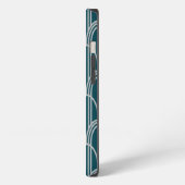Etui iPhone 13 Dômes Art Déco (Côté gauche)