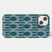 Etui iPhone 13 Dômes Art Déco (Verso Horizontal)