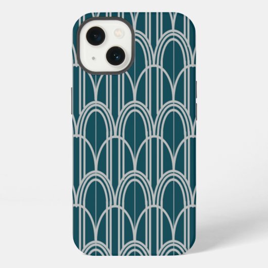 Etui iPhone 13 Dômes Art Déco (Verso)