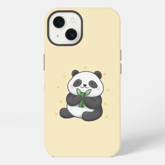 Etui iPhone 13 Dossier téléphonique Panda (Verso)