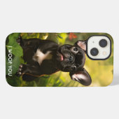 Etui iPhone 13 đ¶đDouce chiot Frenchie dans une jungle (Verso Horizontal)