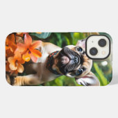 Etui iPhone 13 😍Doux Frenchie chiot dans une jungle (Verso Horizontal)