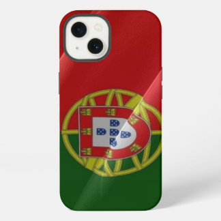 Etui iPhone 13 Drapeau agitant du Portugal -