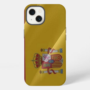 Etui iPhone 13 Drapeau agité de l'Espagne -