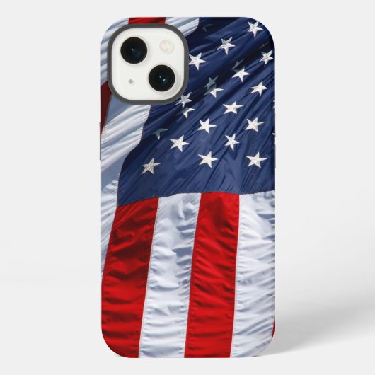 Etui iPhone 13 drapeau américain (Verso)