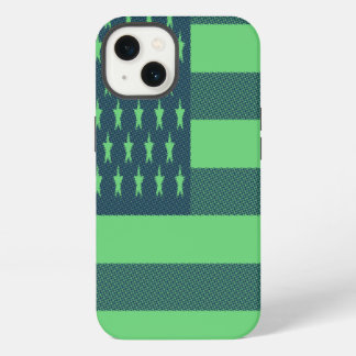 Etui iPhone 13 Drapeau américain rétro