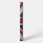 Etui iPhone 13 drapeau britannique flottant - (Côté gauche)