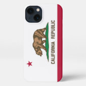 Etui iPhone 13 Drapeau de Californie (Verso)
