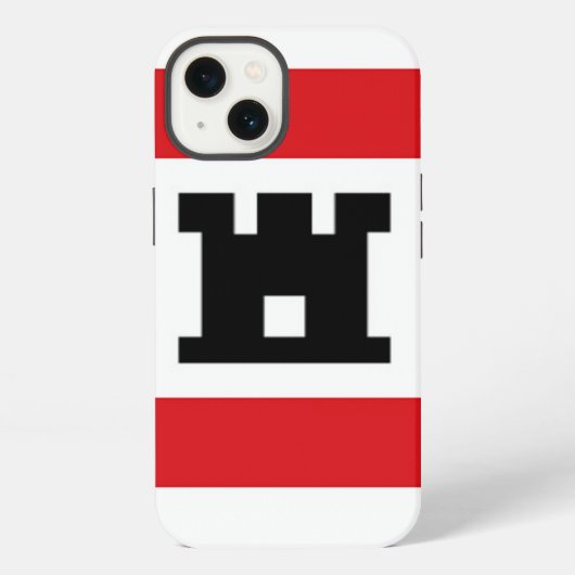 Etui iPhone 13 Drapeau de Drenthe (Verso)