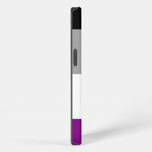 Etui iPhone 13 Drapeau de fierté asexué (Côté droit)