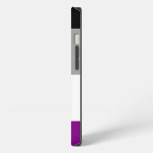 Etui iPhone 13 Drapeau de fierté asexué (Côté gauche)