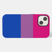 Etui iPhone 13 Drapeau de fierté bisexuel (Verso Horizontal)